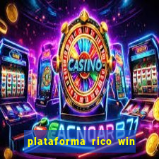 plataforma rico win paga mesmo